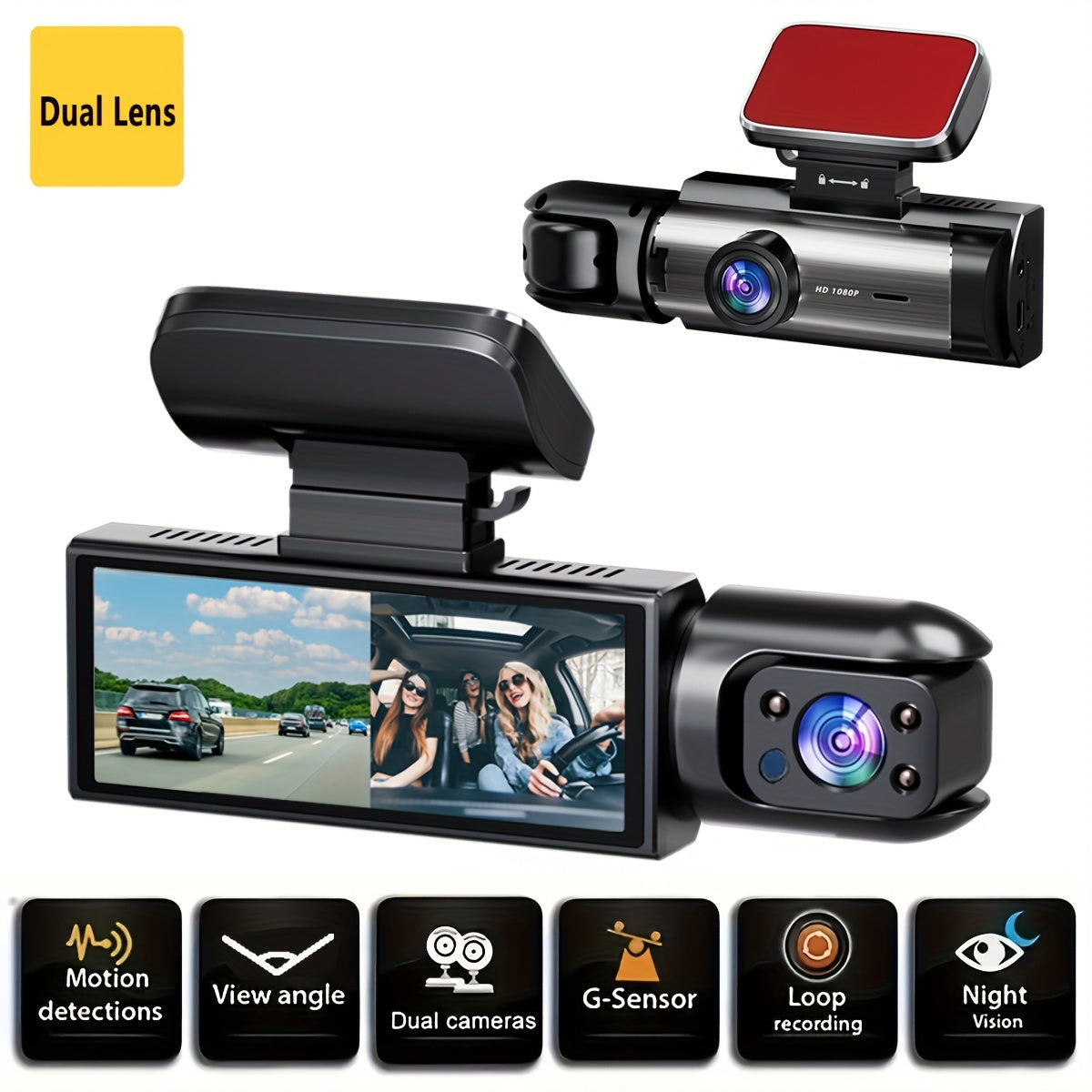 Double caméra pour voiture