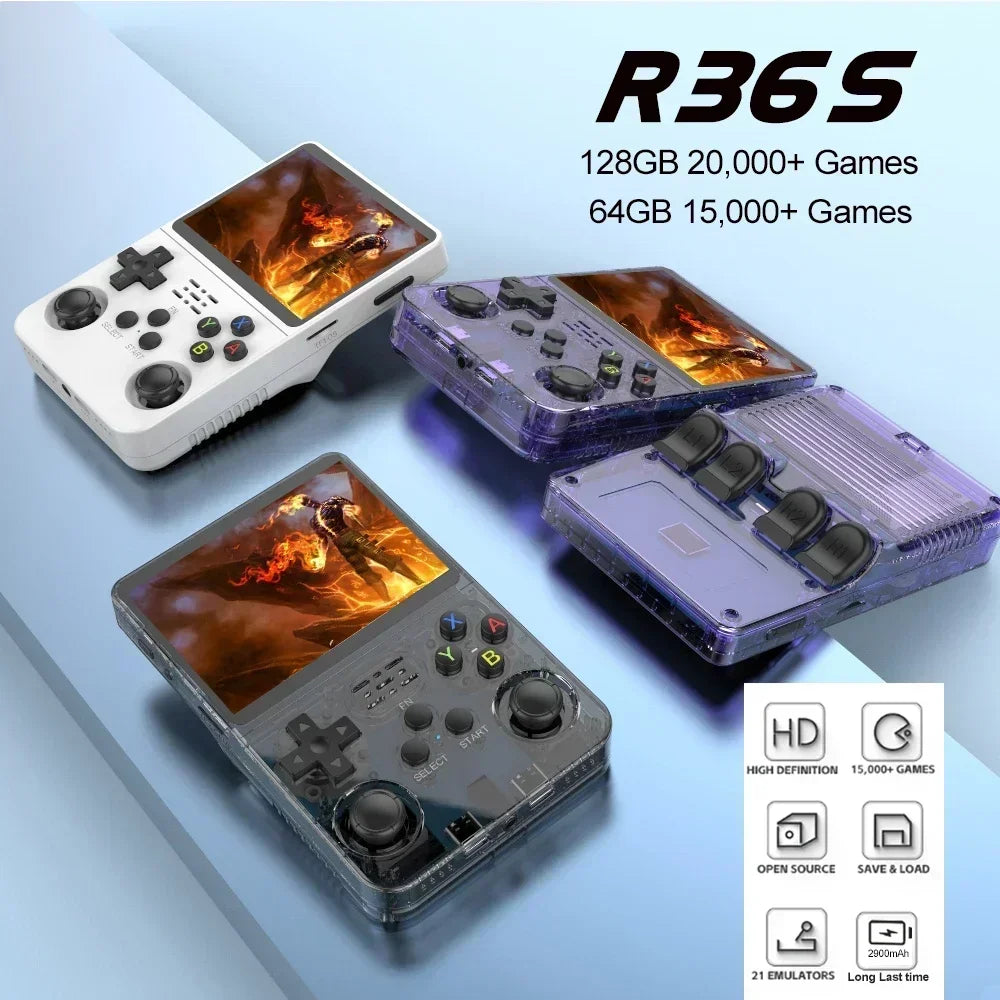 Console de jeux vidéo - Linux (R36S - R36H)