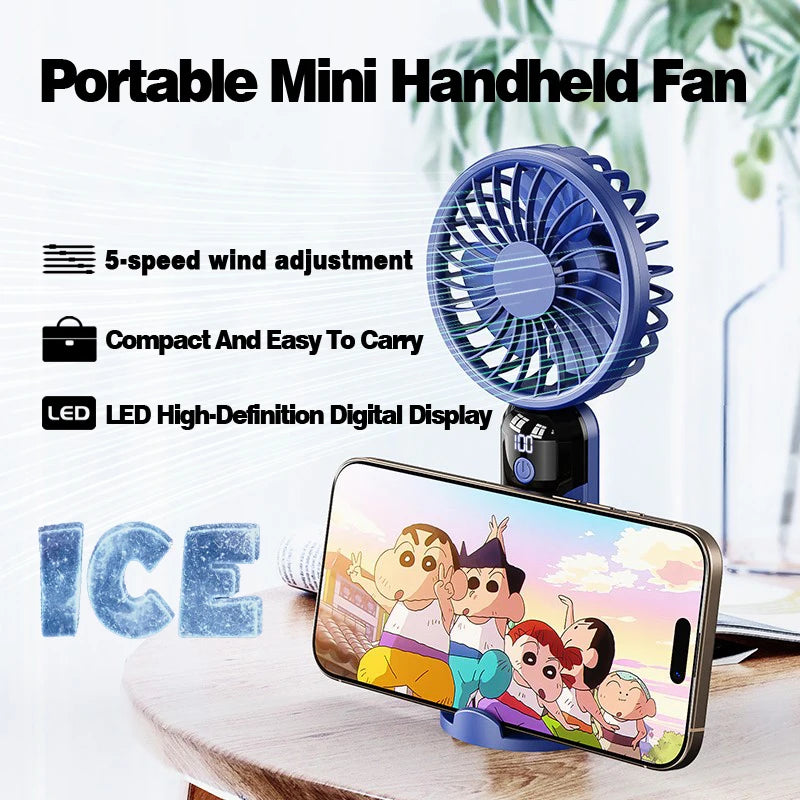 Mini ventilateur portable avec trépied